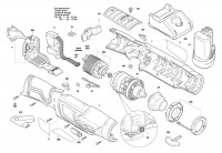 Bosch 3 602 D96 600 ANGLE EXACT 12V-12-400 Pn-Accu-Screwdriver Spare Parts